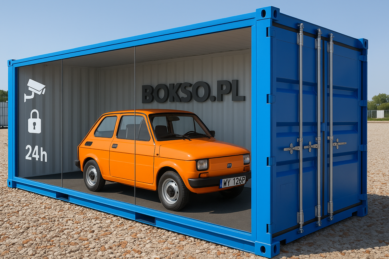 Magazyny self storage Bokso.pl w Nadmie przy trasie S8 - bezpieczne przechowywanie z dostępem 24/7